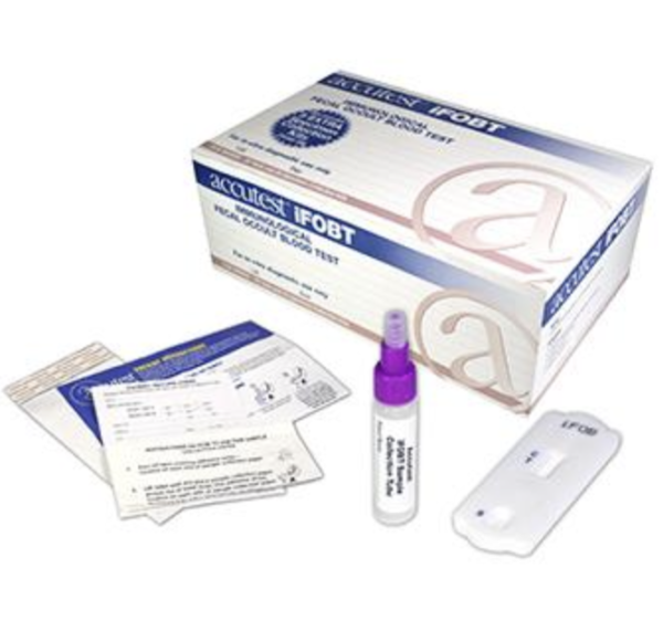 Accutest® iFOBT Test – Single Sample Test POINT OF CARE Lab Supplies
