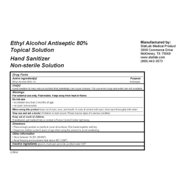 Liquid Hand Sanitizer Ethanol COVID-19 Lab Supplies