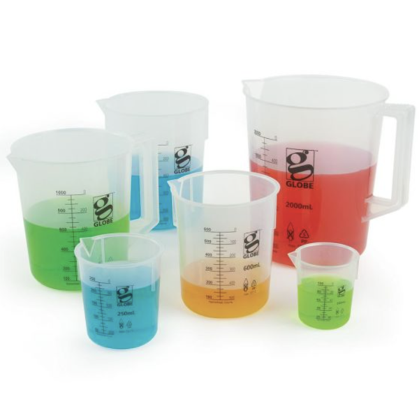 Diamond® Essentials™ PP Griffin Style Low Form Beakers GLASSWARE Lab Supplies