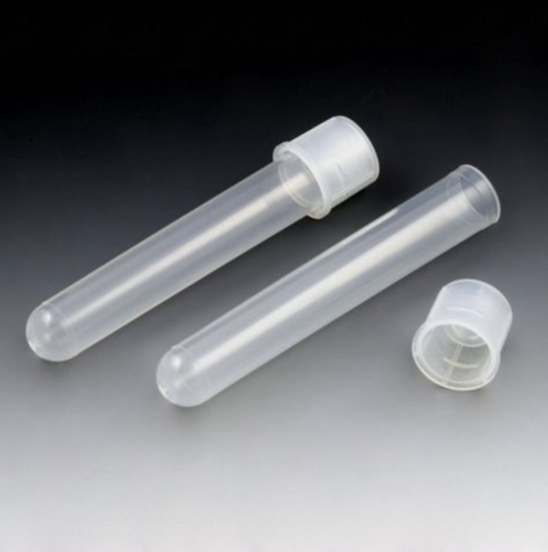 17x100mm Plastic Tubes with Dual Position Snap Cap LABWARE Lab Supplies