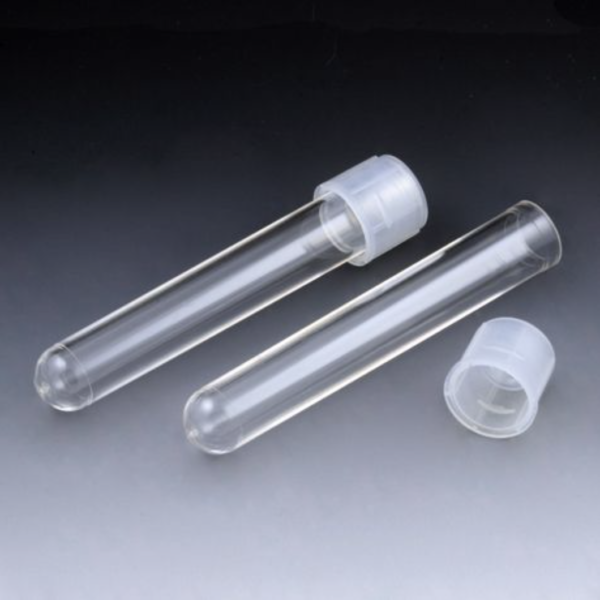 12x75mm Plastic Tubes with Dual Position Snap Cap LABWARE Lab Supplies
