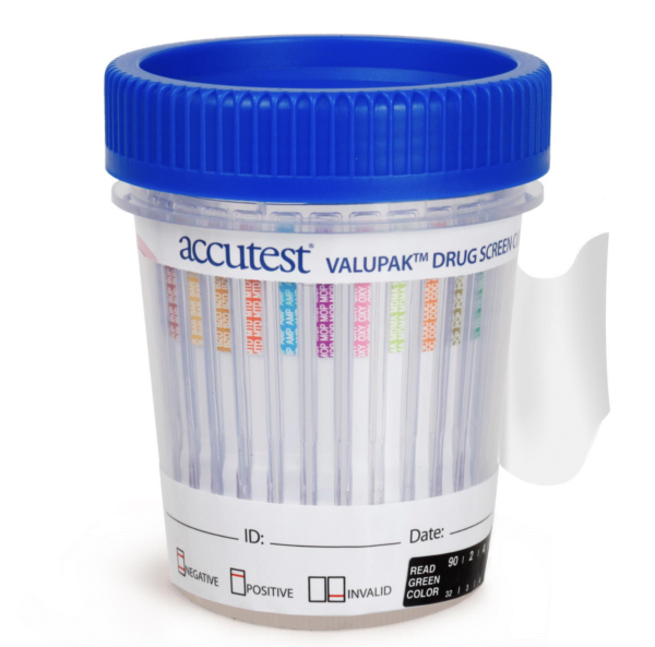 ACCUTEST® – ValuPak™ Drug Test Cup DRUGS OF ABUSE Lab Supplies