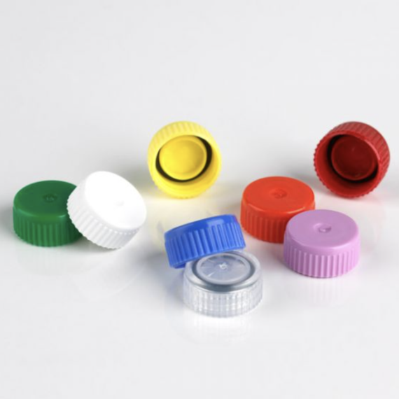 Screwcaps with O-Ring for Microcentrifuge Tubes