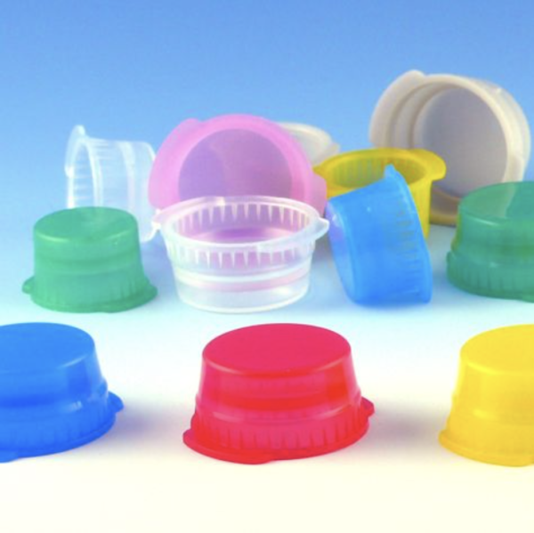 Snap Caps with Two Thumb Tabs – For 16mm Tubes LABWARE Lab Supplies