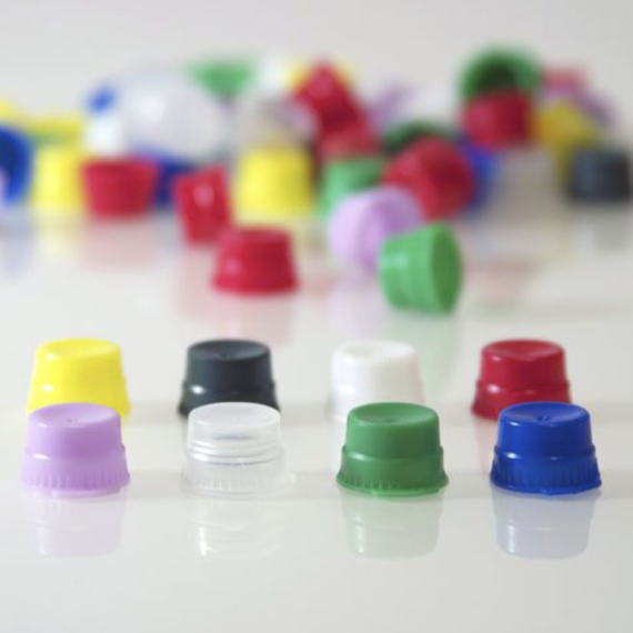 Snap Caps with One Thumb Tab - For 12/13mm Tubes