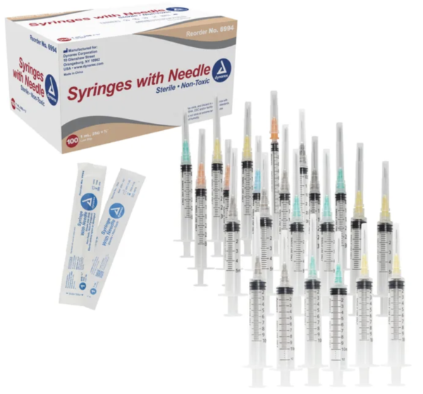 Syringes with Needle HEMATOLOGY Lab Supplies