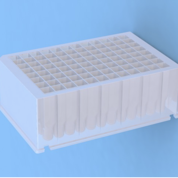 PCR TESTING 96-Well Deep Square Well Plate Lab Supplies 96-Well Deep Square Well Plate